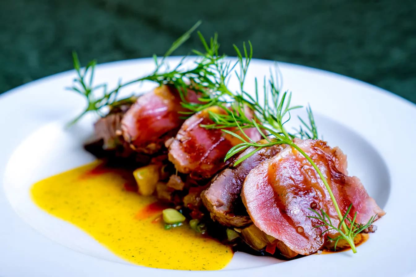 Seared Peppered Ahi