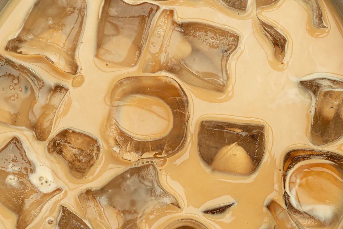 Iced Cafe con Leche