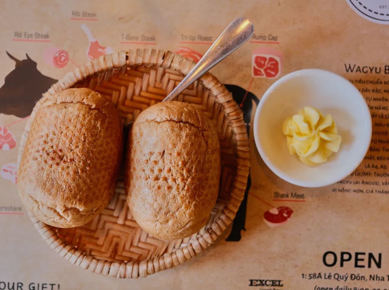 House Baked Whole Wheat Dinner Roll