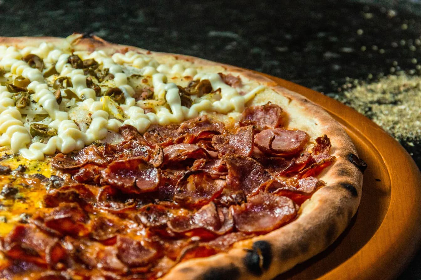 Half and Half Pizza