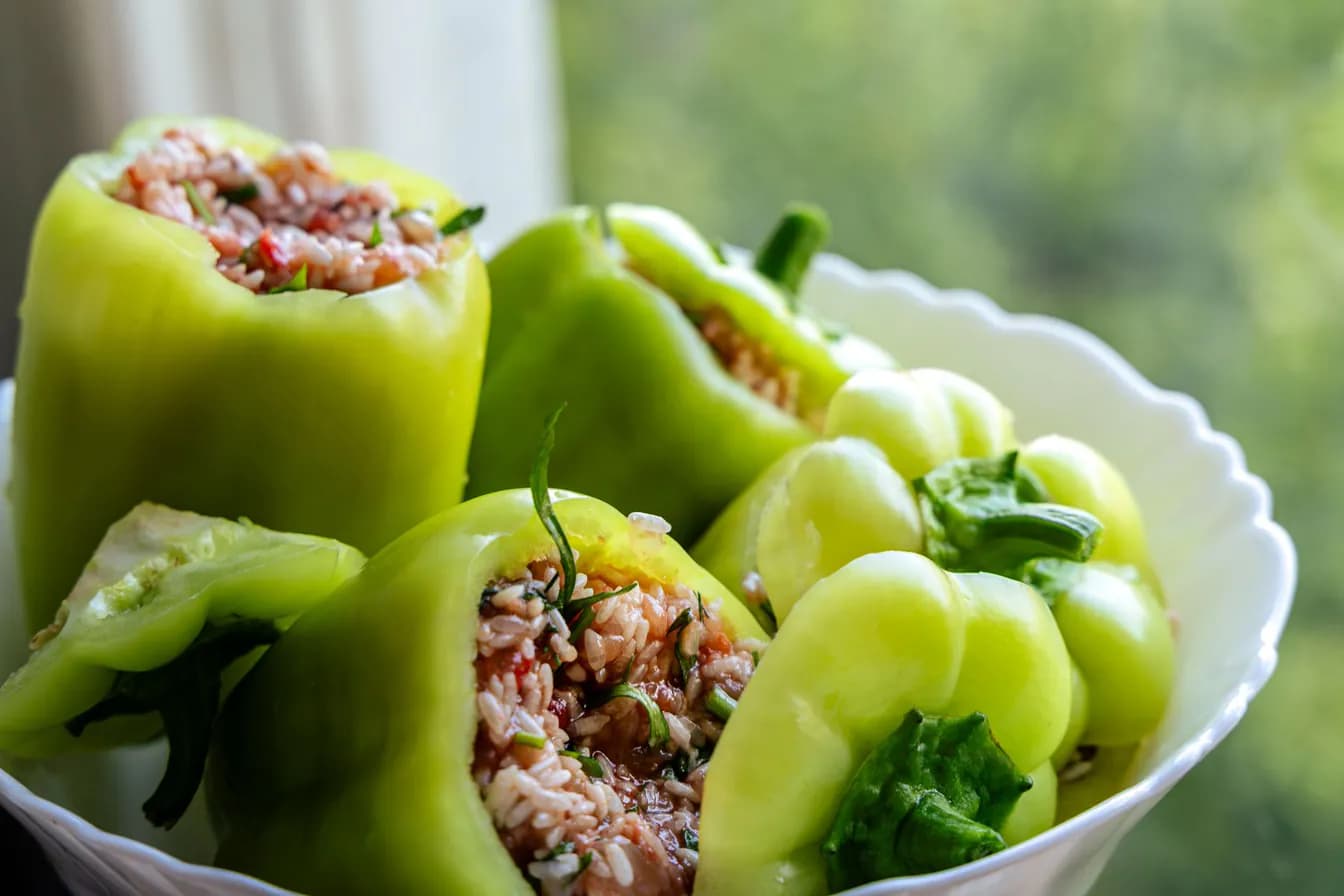Stuffed Poblanos