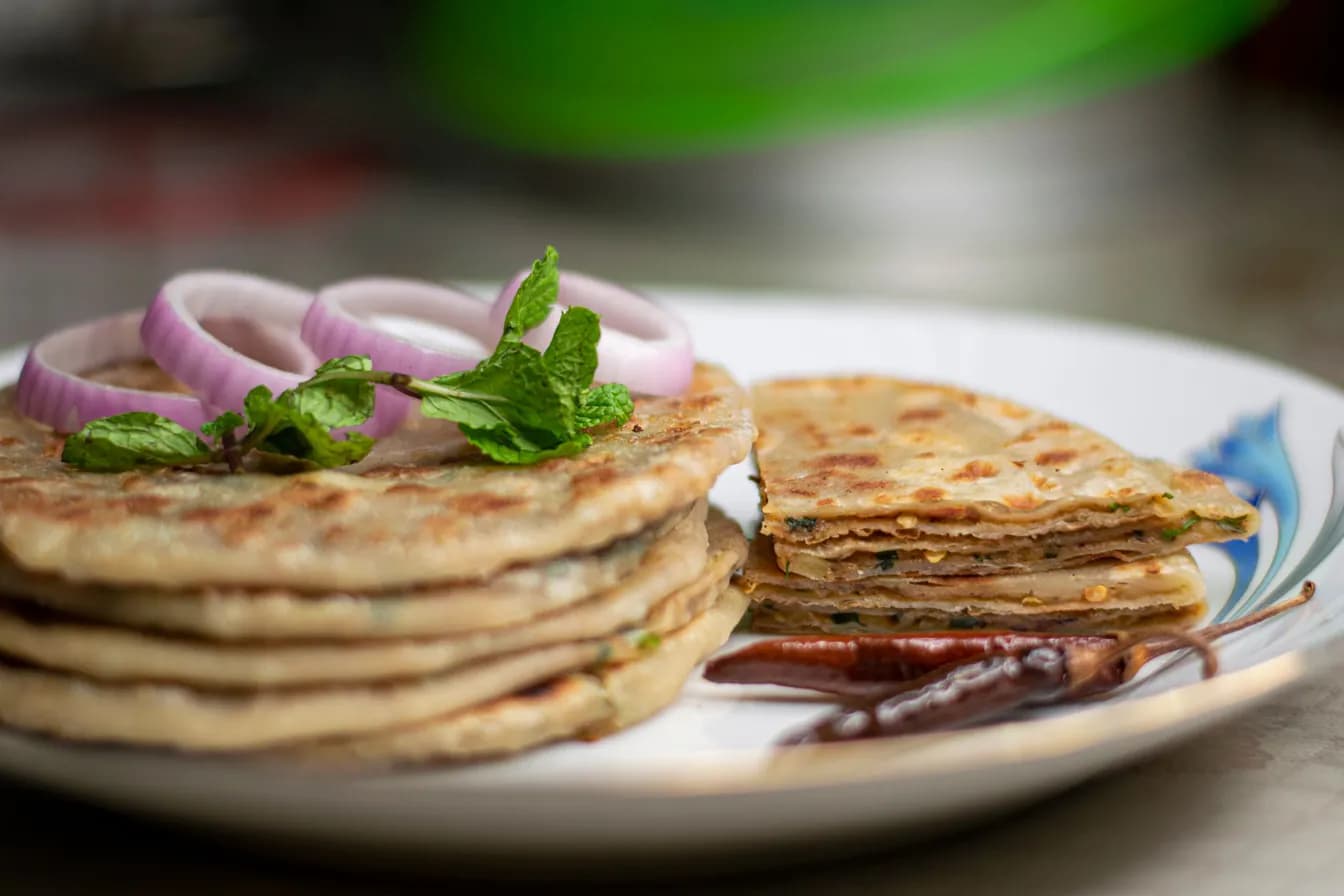 Paneer Paratha Tacos