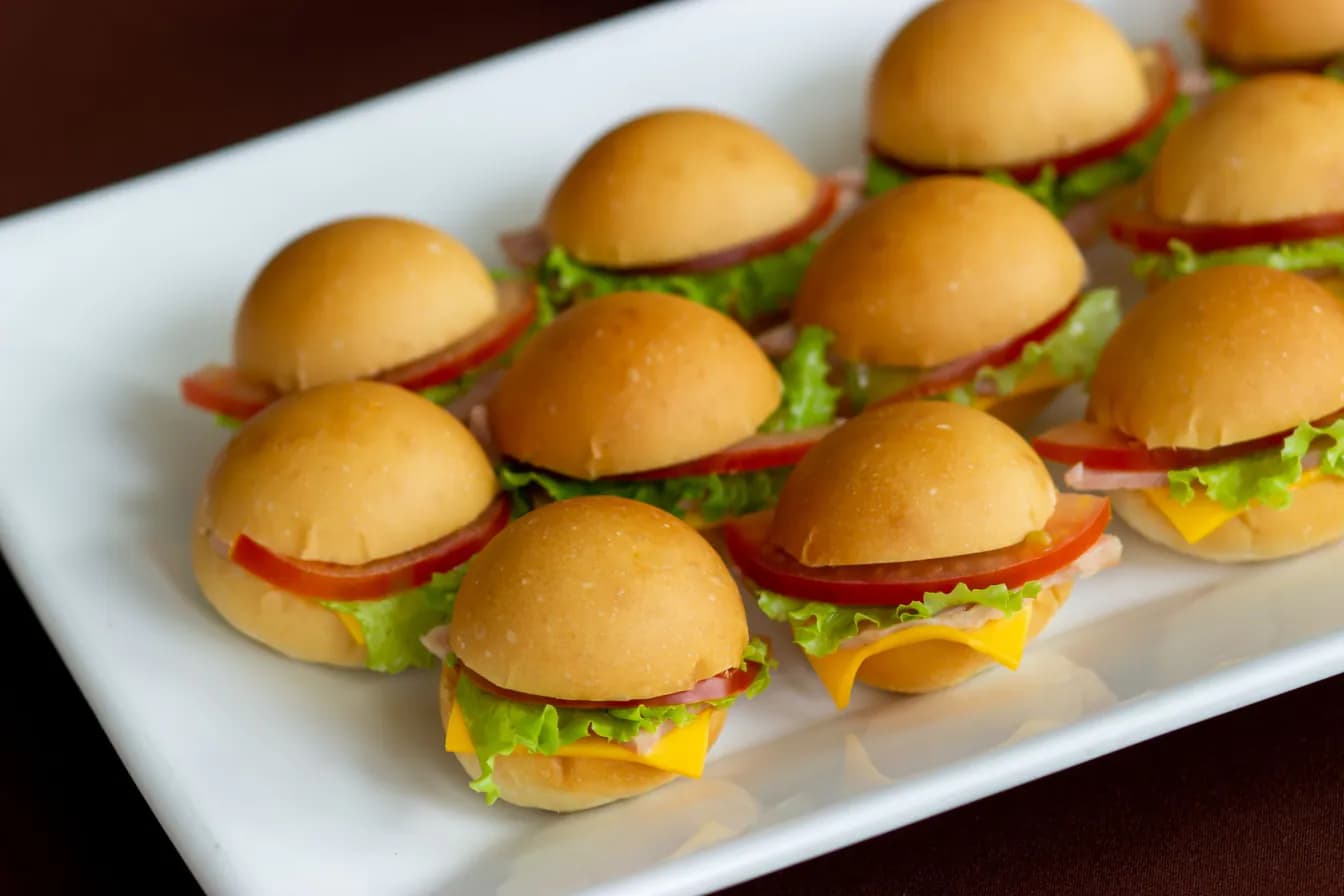Mini Cheeseburger Sliders Tray