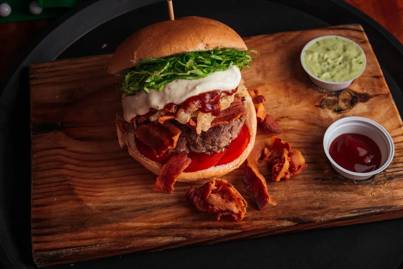 Black Beans Burger with Avocado