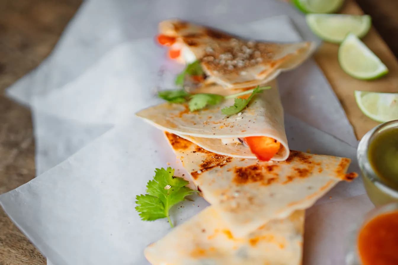 Grilled Chicken Quesadilla Wrap