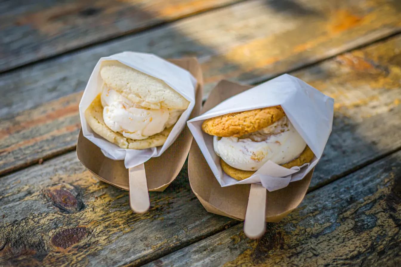 Chai Ice Cream Sandwiches