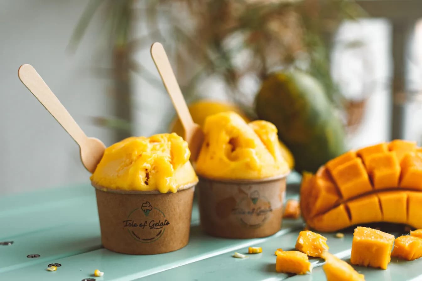 Spicy Mango Sorbet