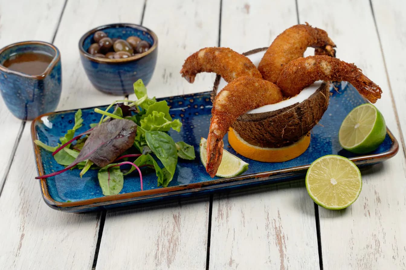 CRISPY COCONUT SHRIMP