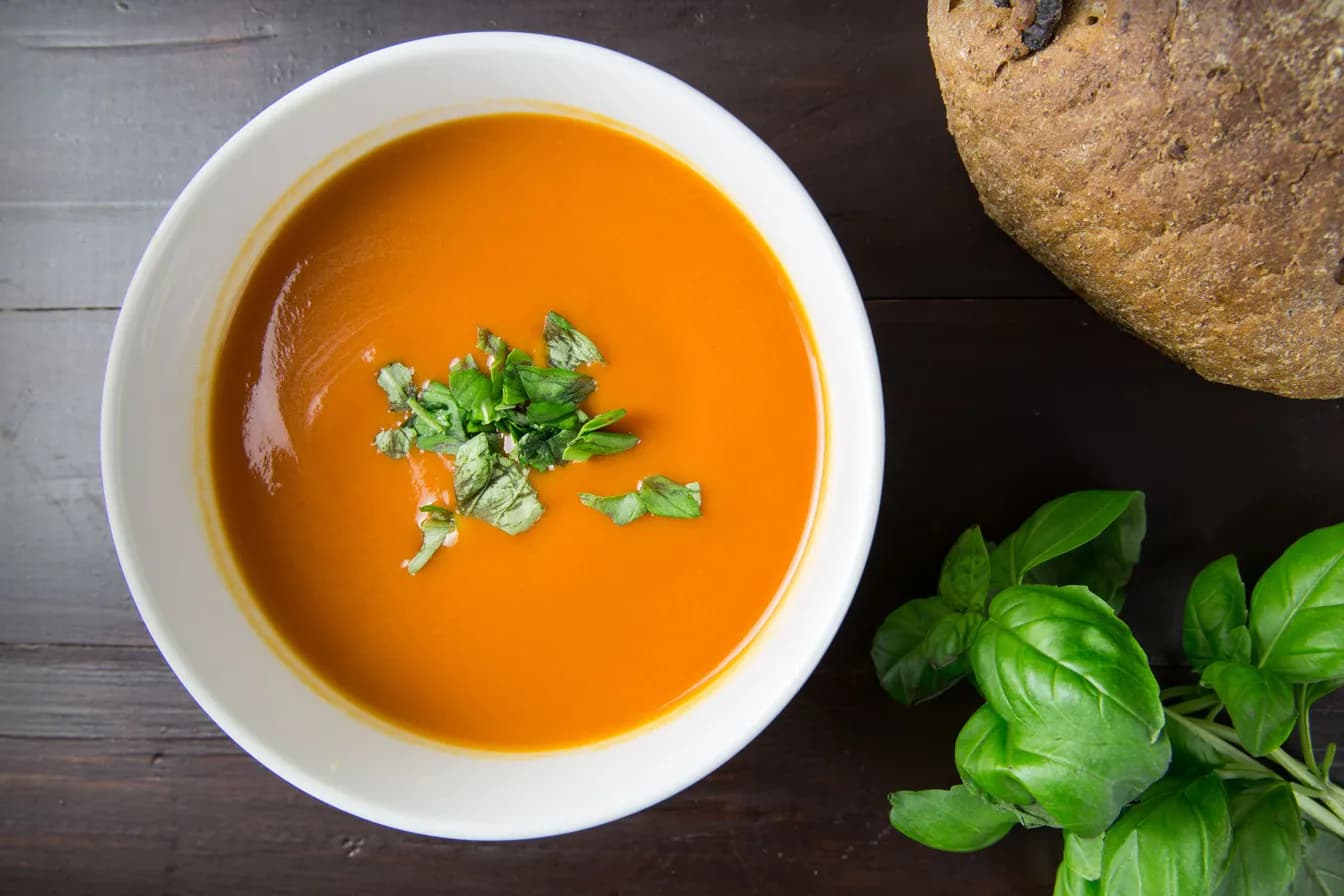 Roasted Tomato Basil Soup