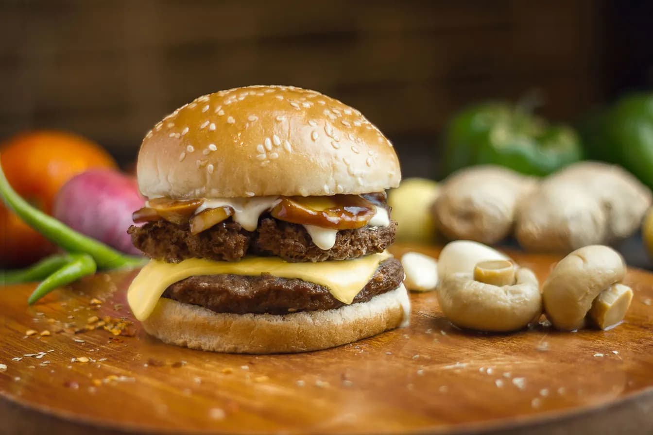 Mushroom Swiss Burger (Individual)