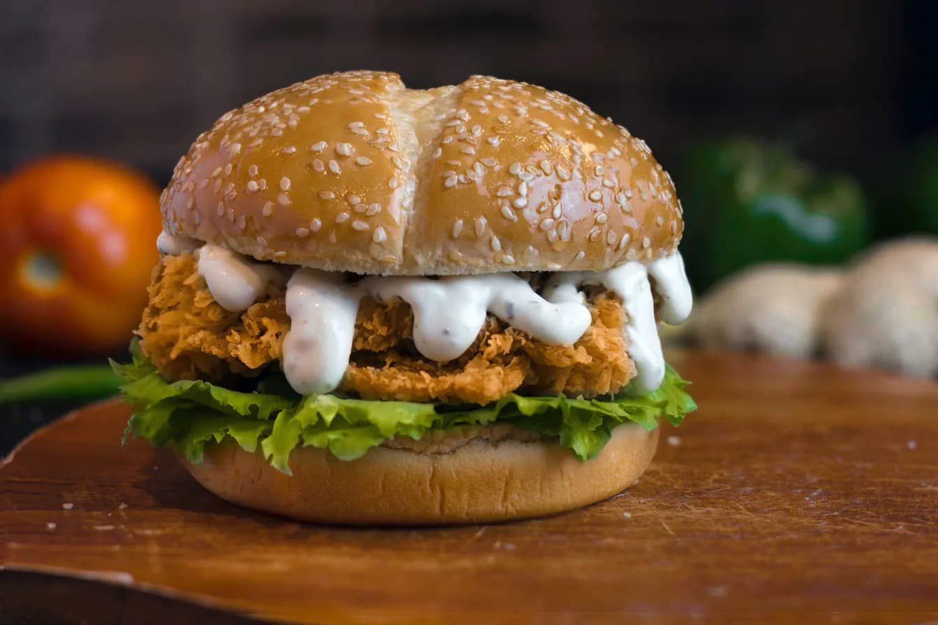Hawaiian Chicken Burger Tray