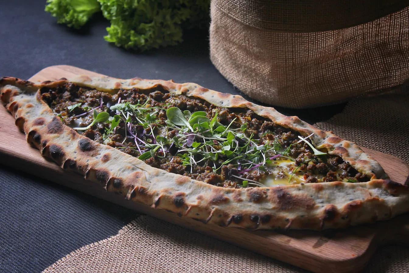 Ground Meat Pide