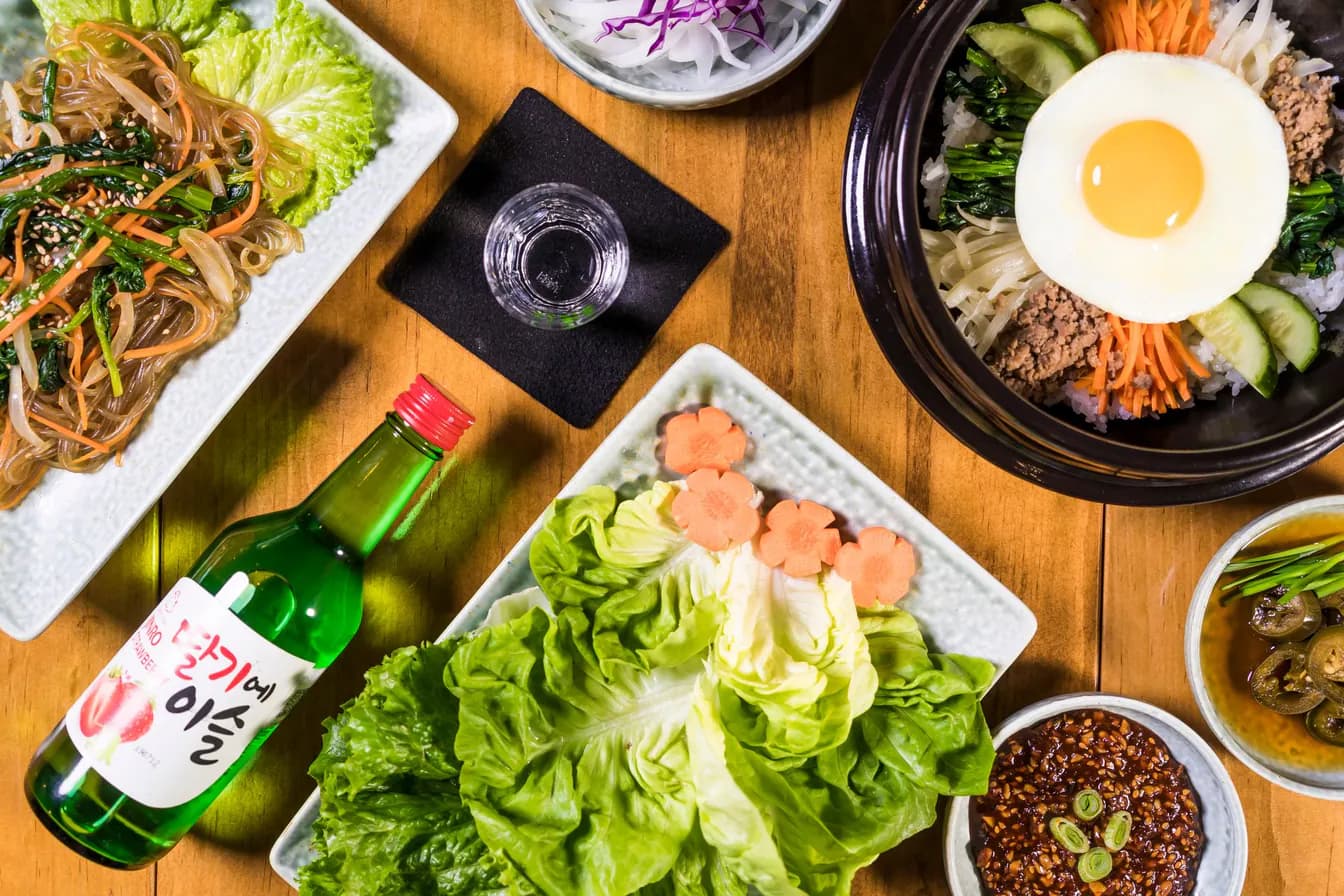 Japchae Rice Bowl