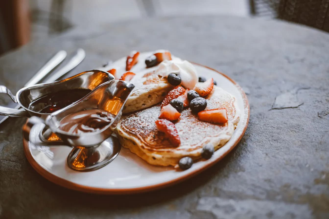 French Toast or Pancakes with bacon or sausage