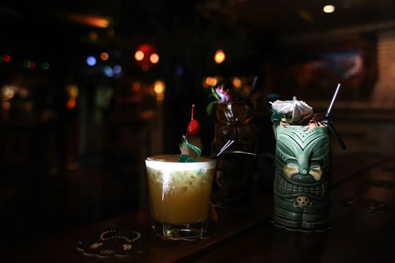 A Sneaky Tiki Cocktail