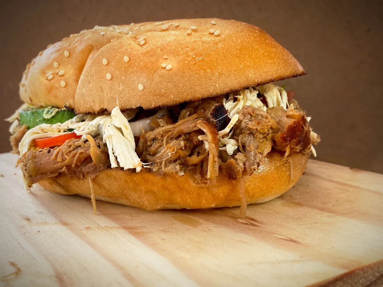 NUEVO Sándwich de Cerdo Desmenuzado (Pulled Pork Sandwich)