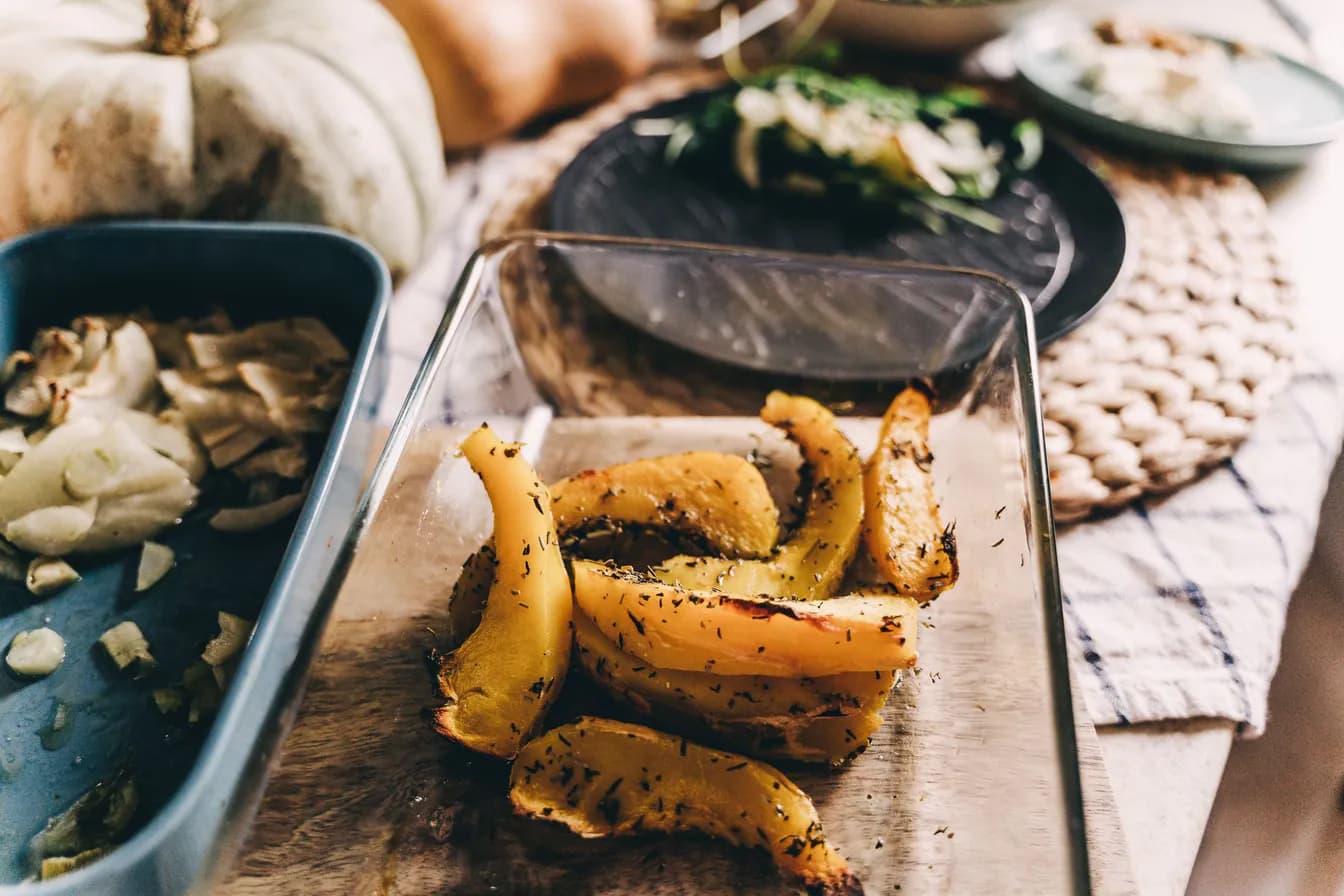 Roasted Squash & Arugula