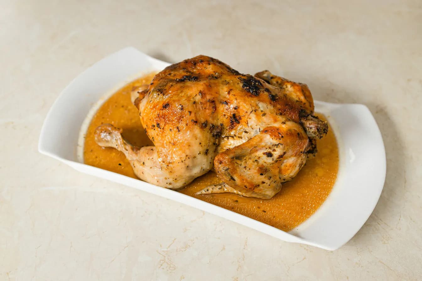 Whole Chicken, 1 lb Grilled Steak, 1 lb Grilled Pork