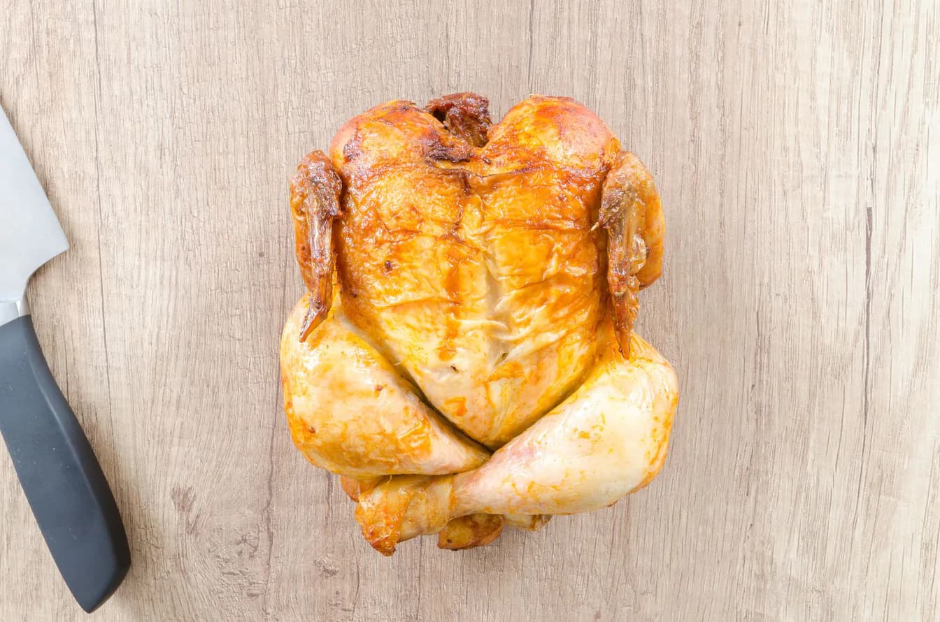 Whole Chicken, 1 lb Grilled Steak, 1 lb Grilled Pork