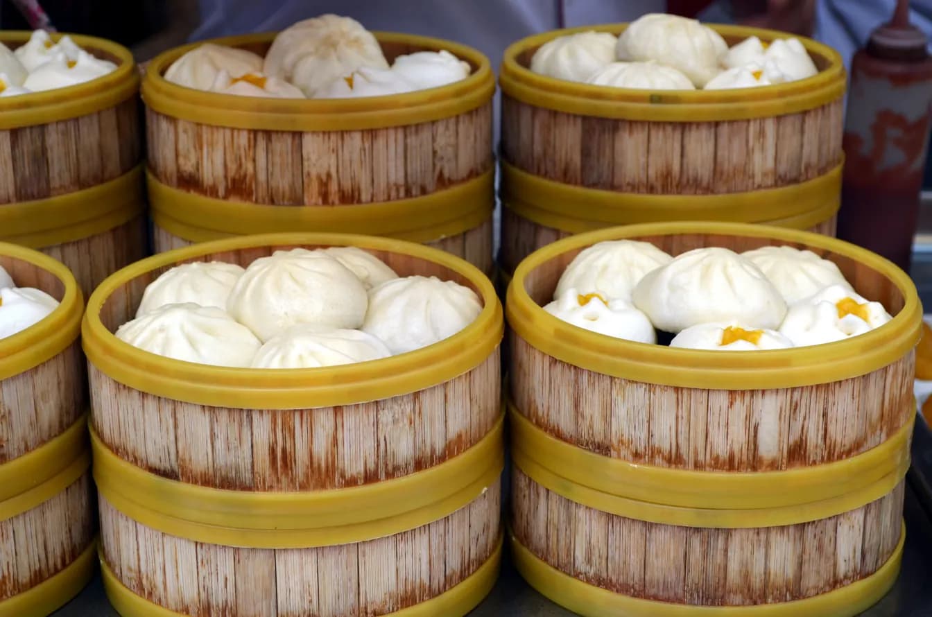 6.) Bánh Bao – Steamed VG Bun