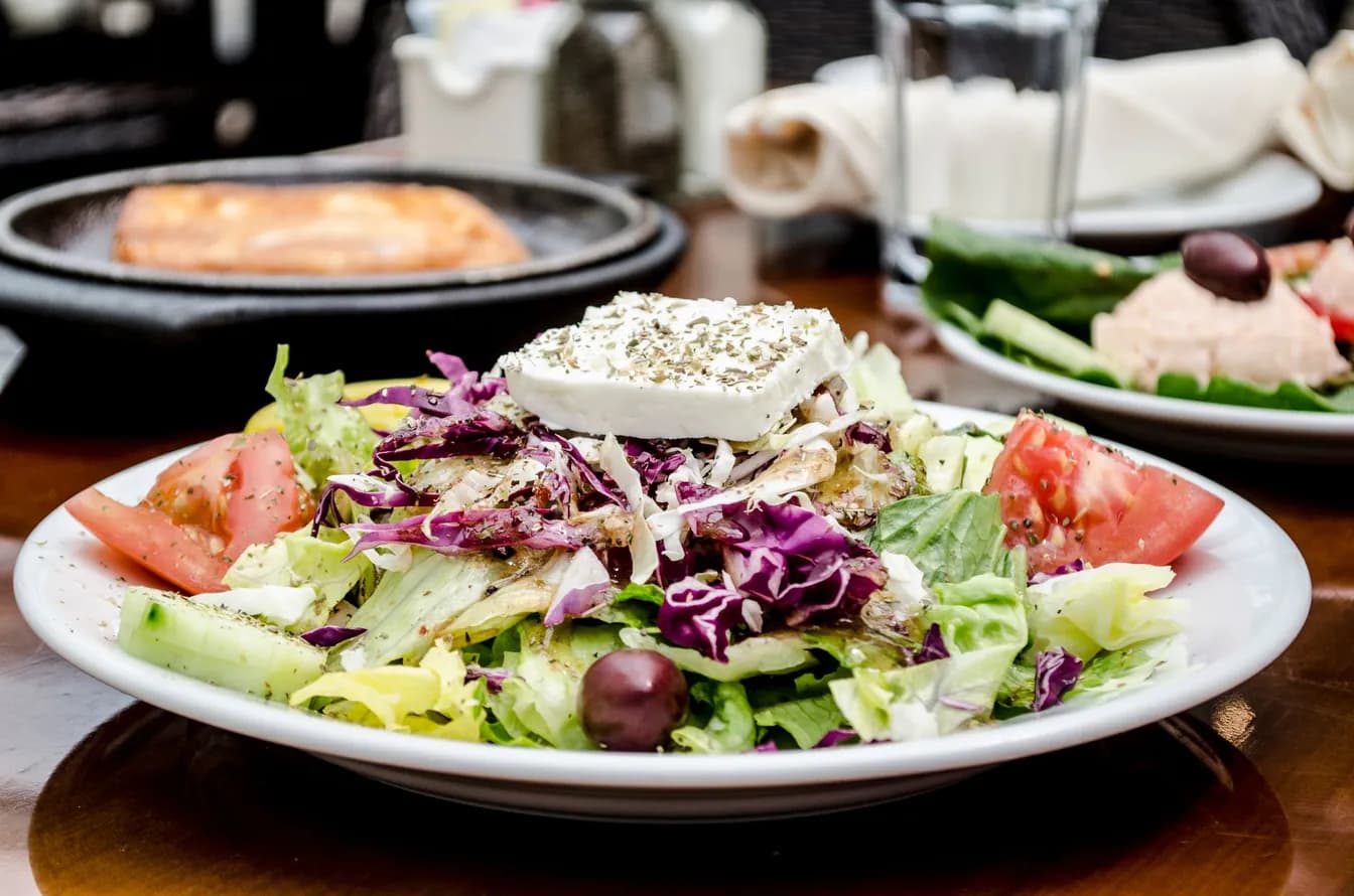 Greek Salad with Chicken
