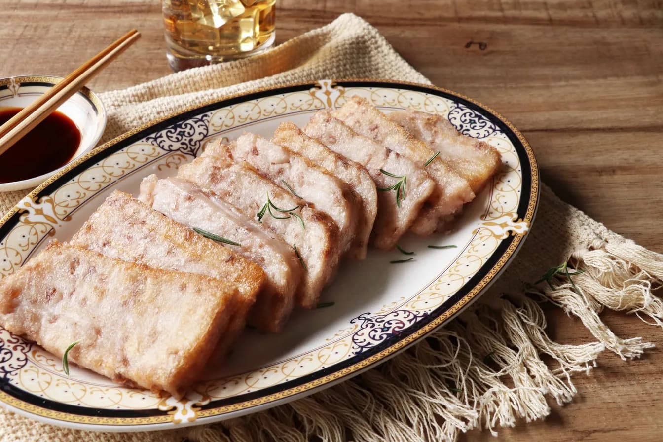 Deep Fried Taro Cake