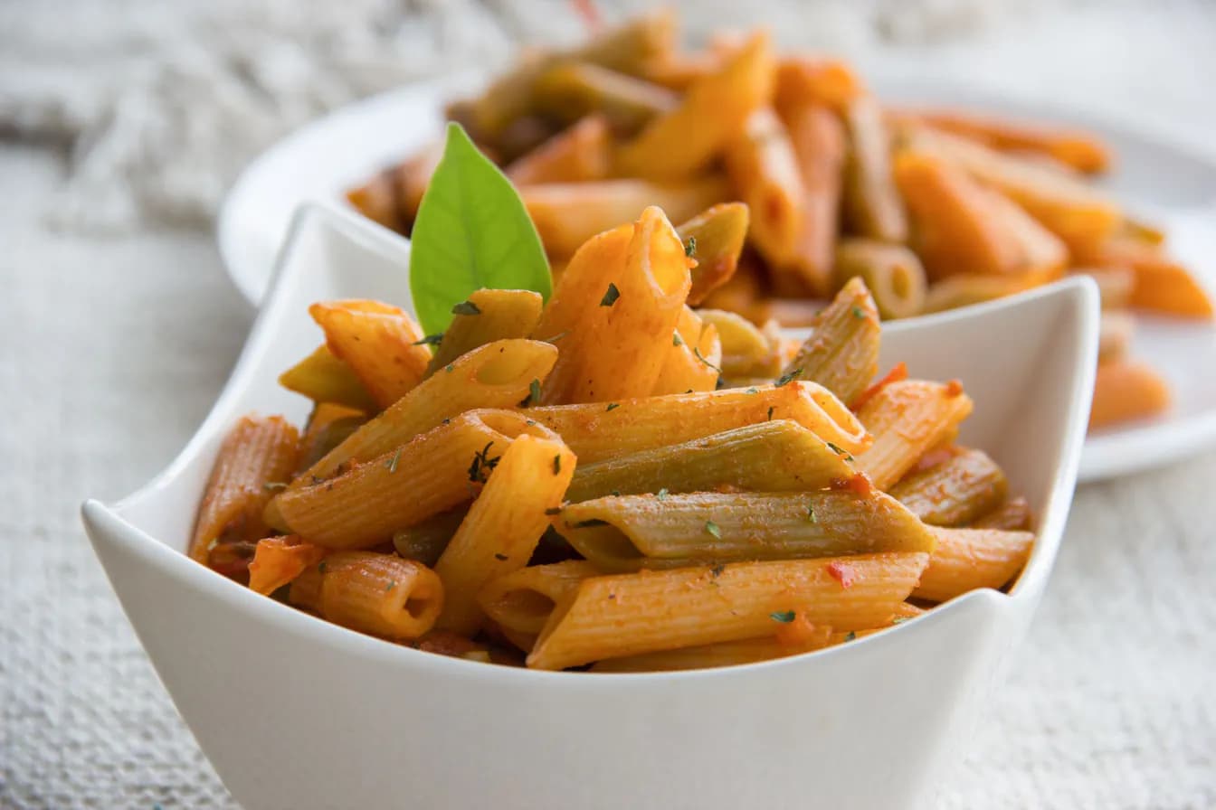 salmon penne pasta
