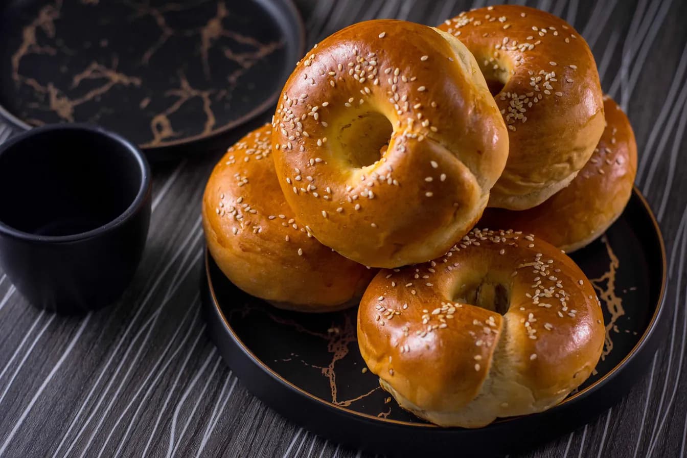Plain Bagel with butter or cream cheese