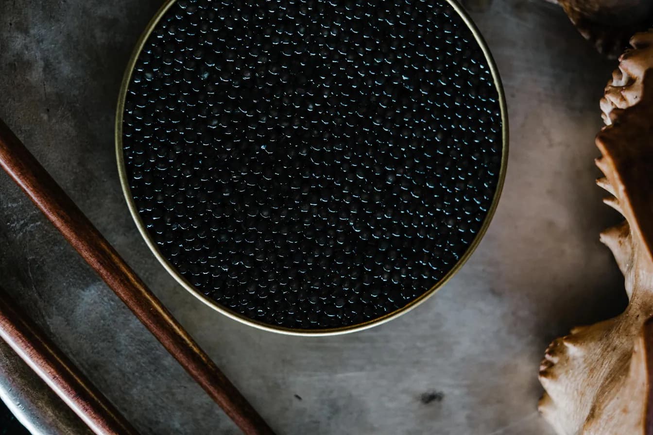 1oz Caviar Service
