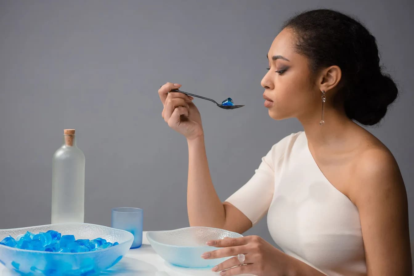 Blue Raspberry Gelatin