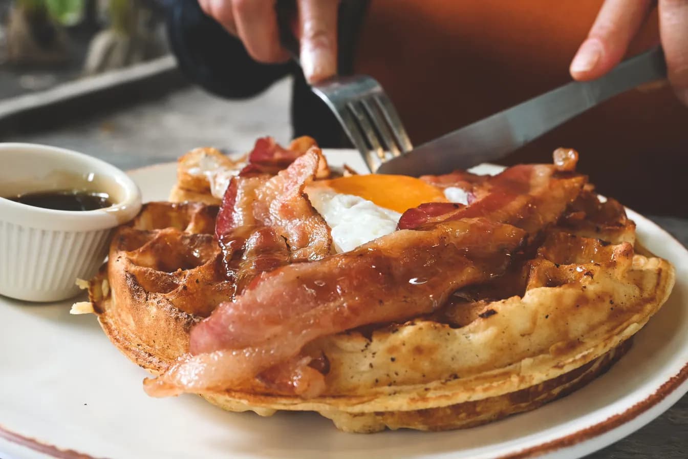 SUNNY SIDE WAFFLES