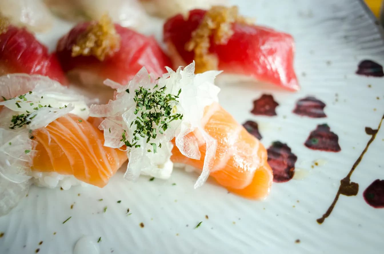 Marina Plate - Salmon, Tuna 6pc