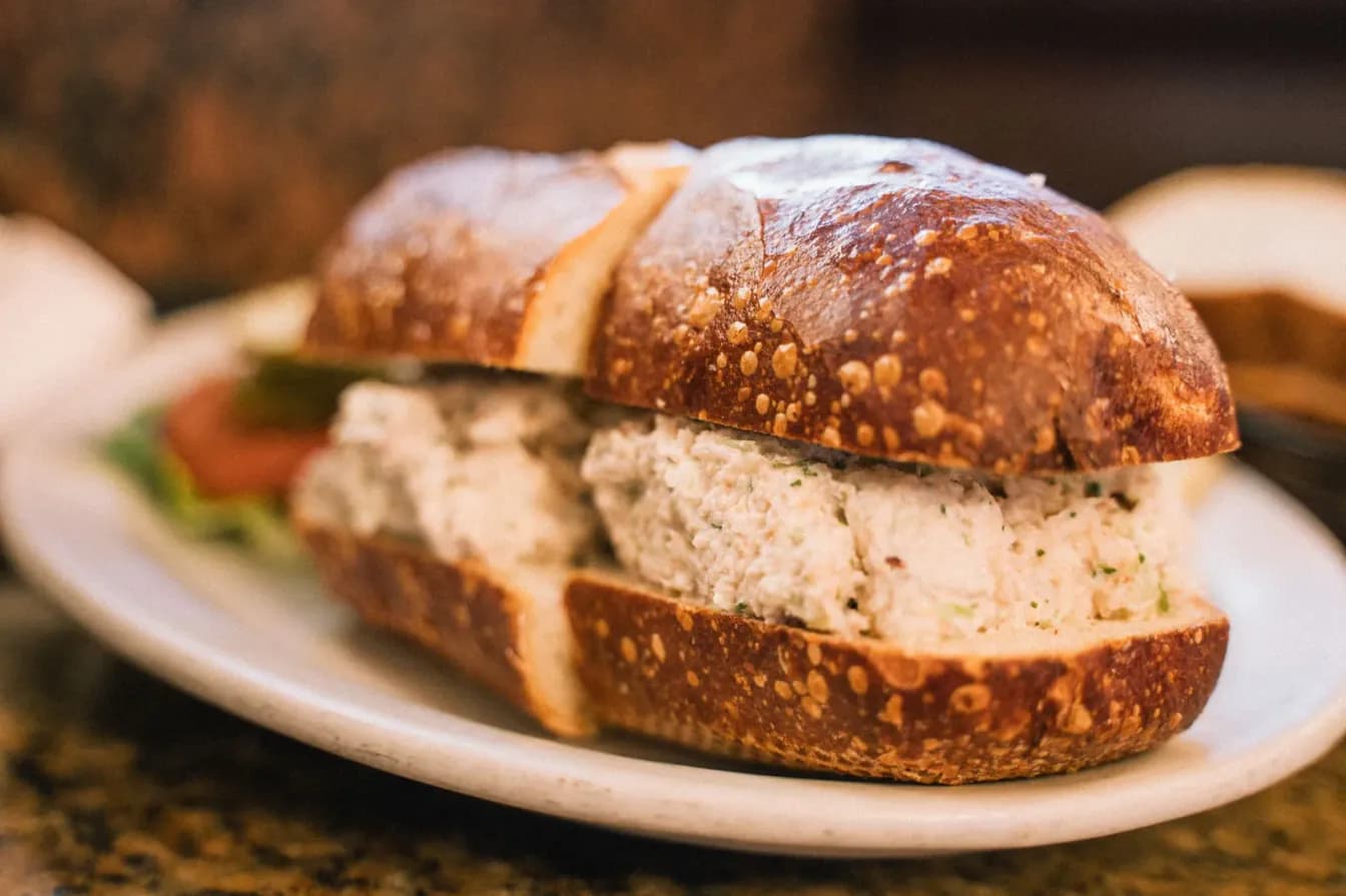 Blue Crabmeat Salad Sandwich