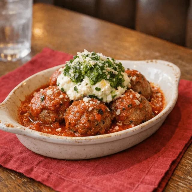 Meatballs Al Forno