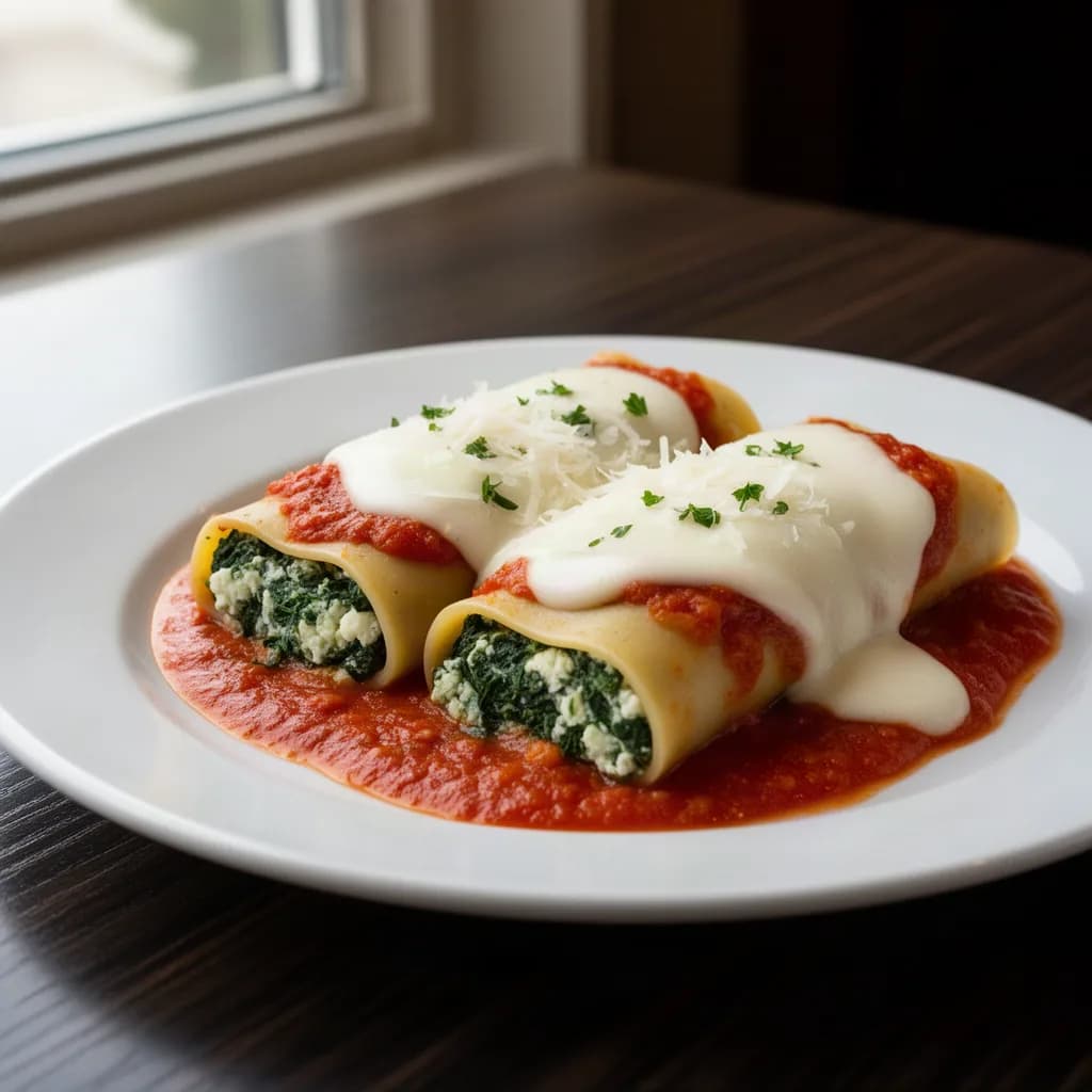 2 Canelones de Espinaca (Spinach)