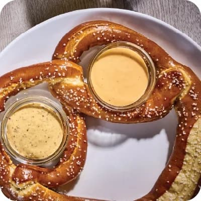 Warm Bavarian Pretzel