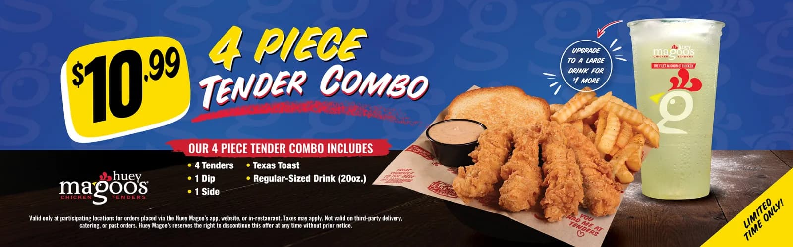 4 Piece Tender Combo