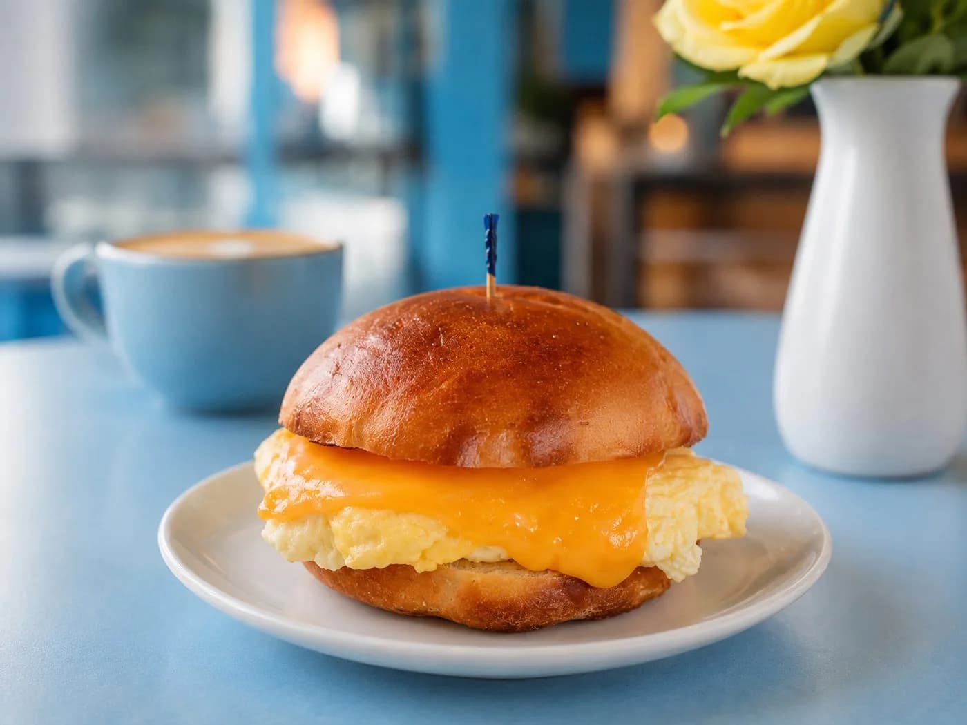 2 Eggs and Cheddar Cheese