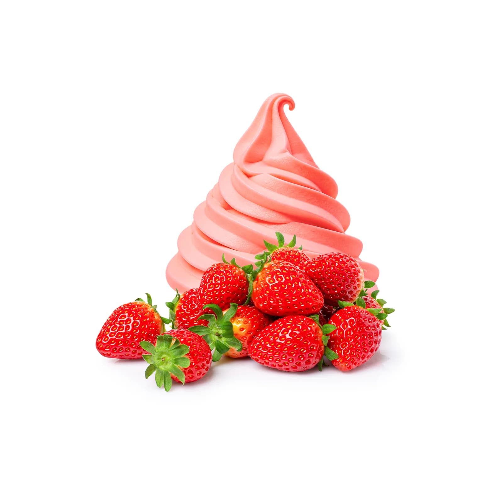 Oat Milk Strawberry Vegan Soft Serve