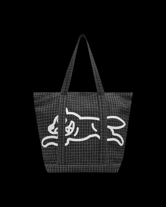 Running Dog Ripstop Denim Tote Bag
