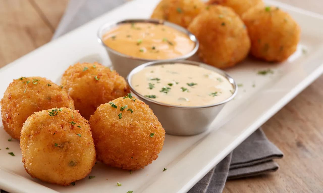 Fried Couscous Mac & Cheese Balls