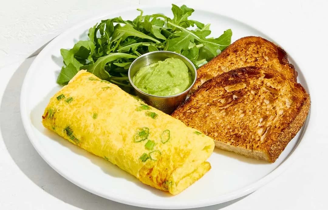 SCALLION & FETA OMELETTE