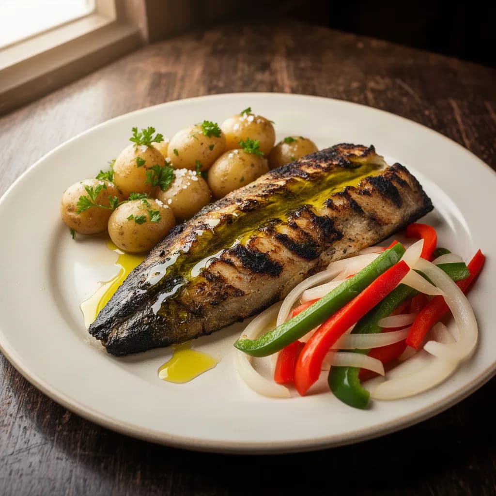Bacalhau Assado na Brasa