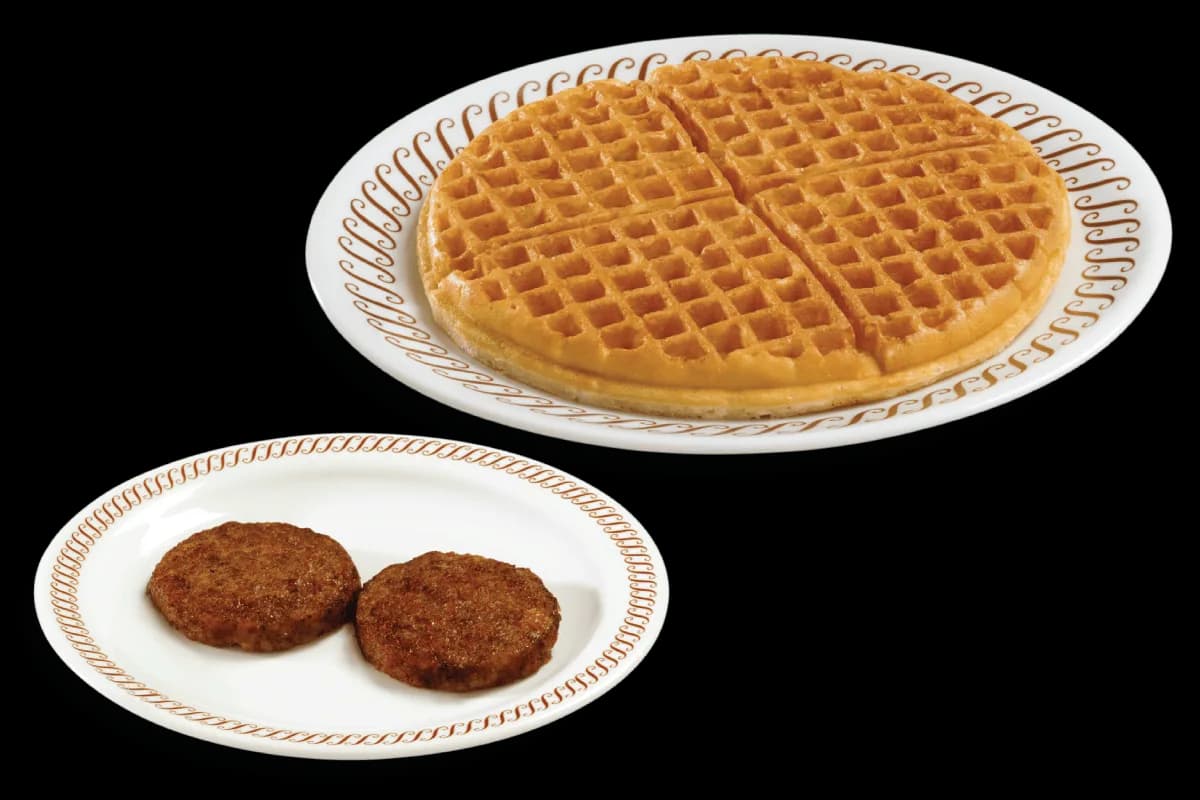 WAFFLE with a SIDE OF MEAT