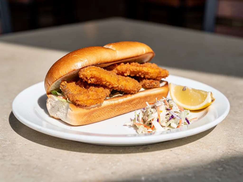 Clam Strip Sandwich