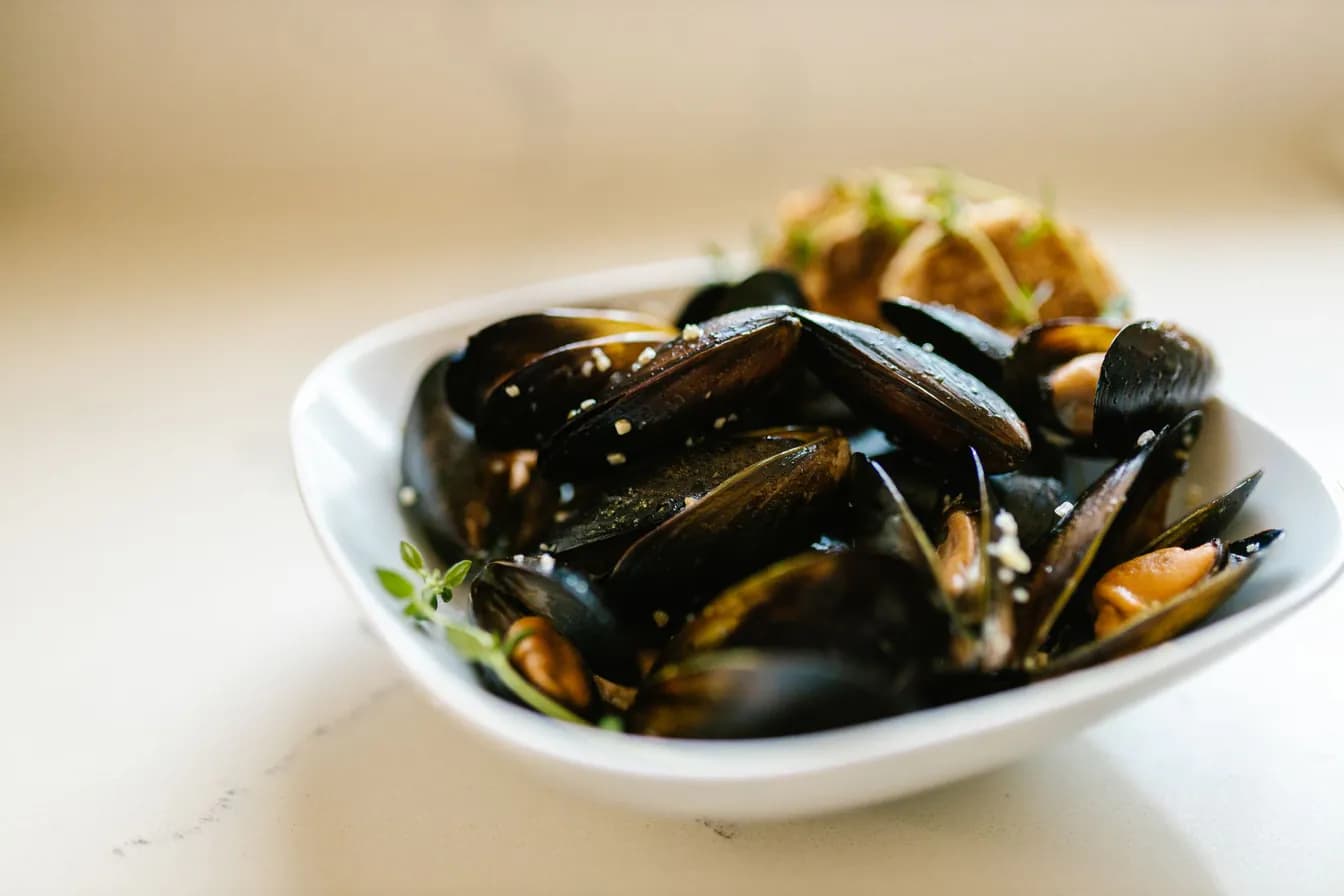 Steamed Mussels