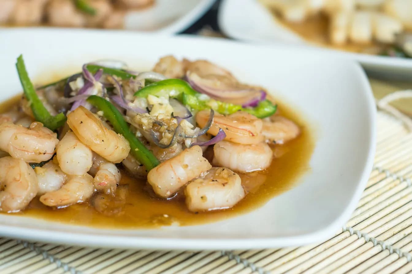 Hunan Shrimp or Beef