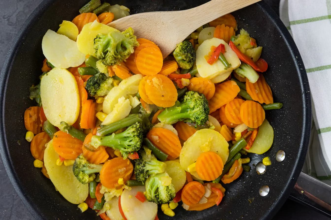 B - Beef & Vegetable Stir-Fry - Tempura