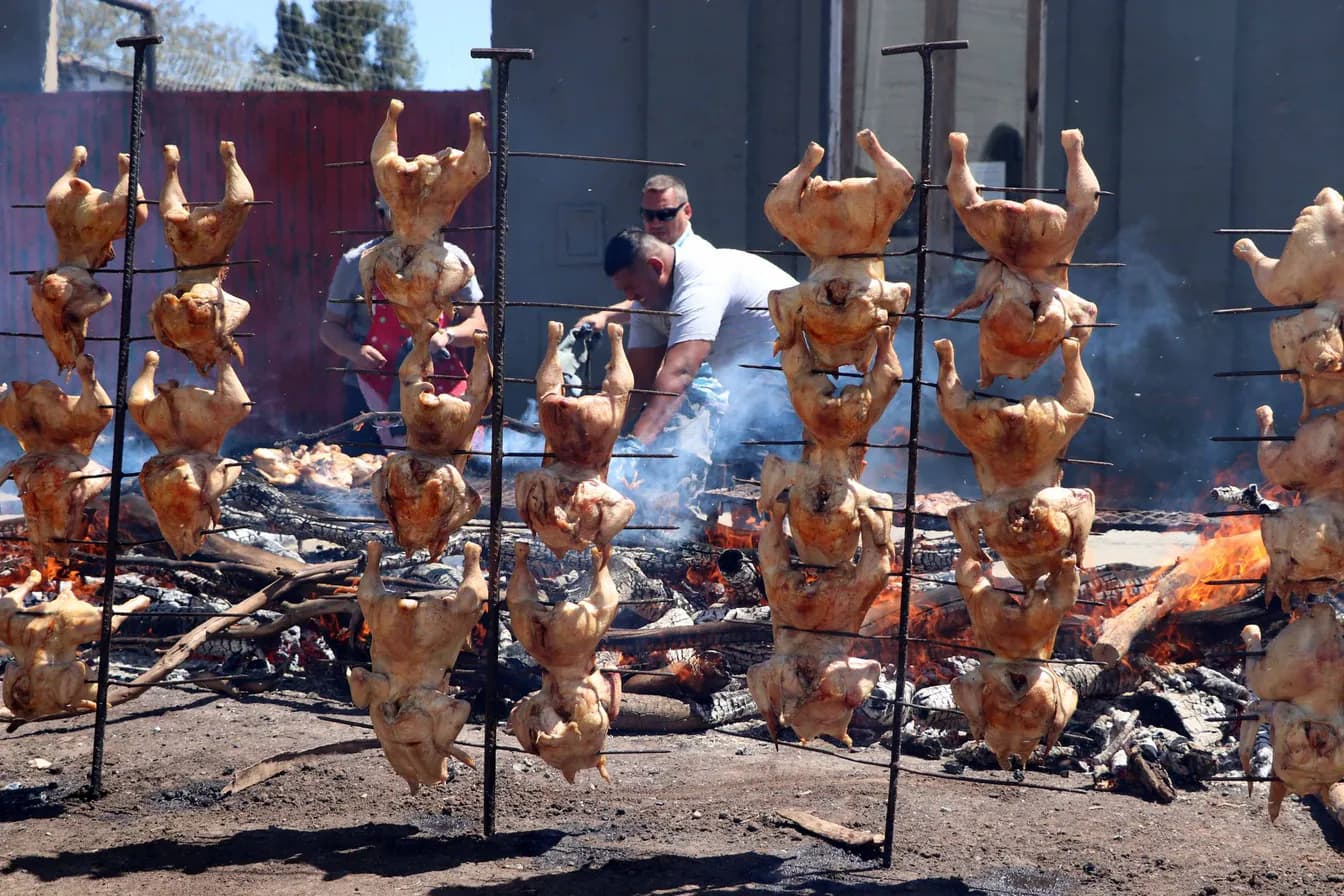 Pavo asado (whole turkey)