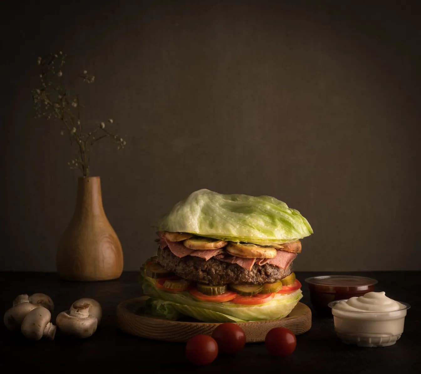 Truffle Mushroom Burger